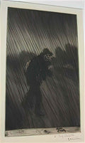 Theophile Steinlen chemineau sous la pluie 1902 3 Art A4 Photo Print