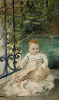 Theophile Steinlen colette artist s daughter 1889(1) Art A4 Photo Print