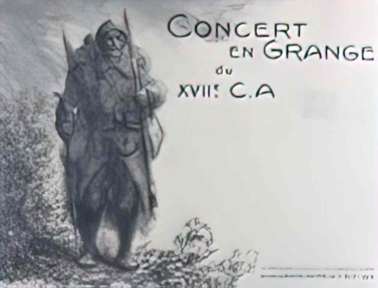 Theophile Steinlen concert en grange 1916 Art A4 Photo Print
