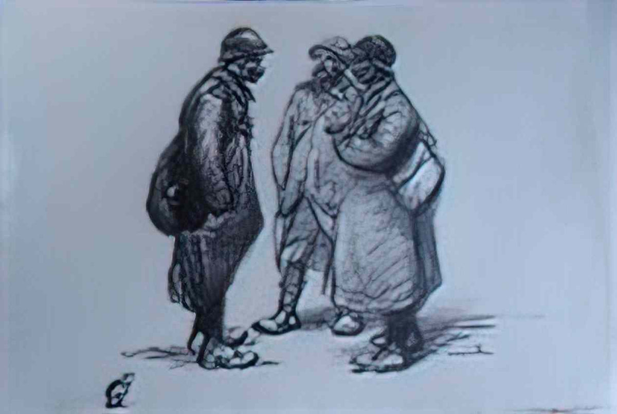Theophile Steinlen conciliabule 1916 Art A4 Photo Print