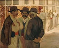 Theophile Steinlen construction workers ouvriers du ba timent Art A4 Photo Print