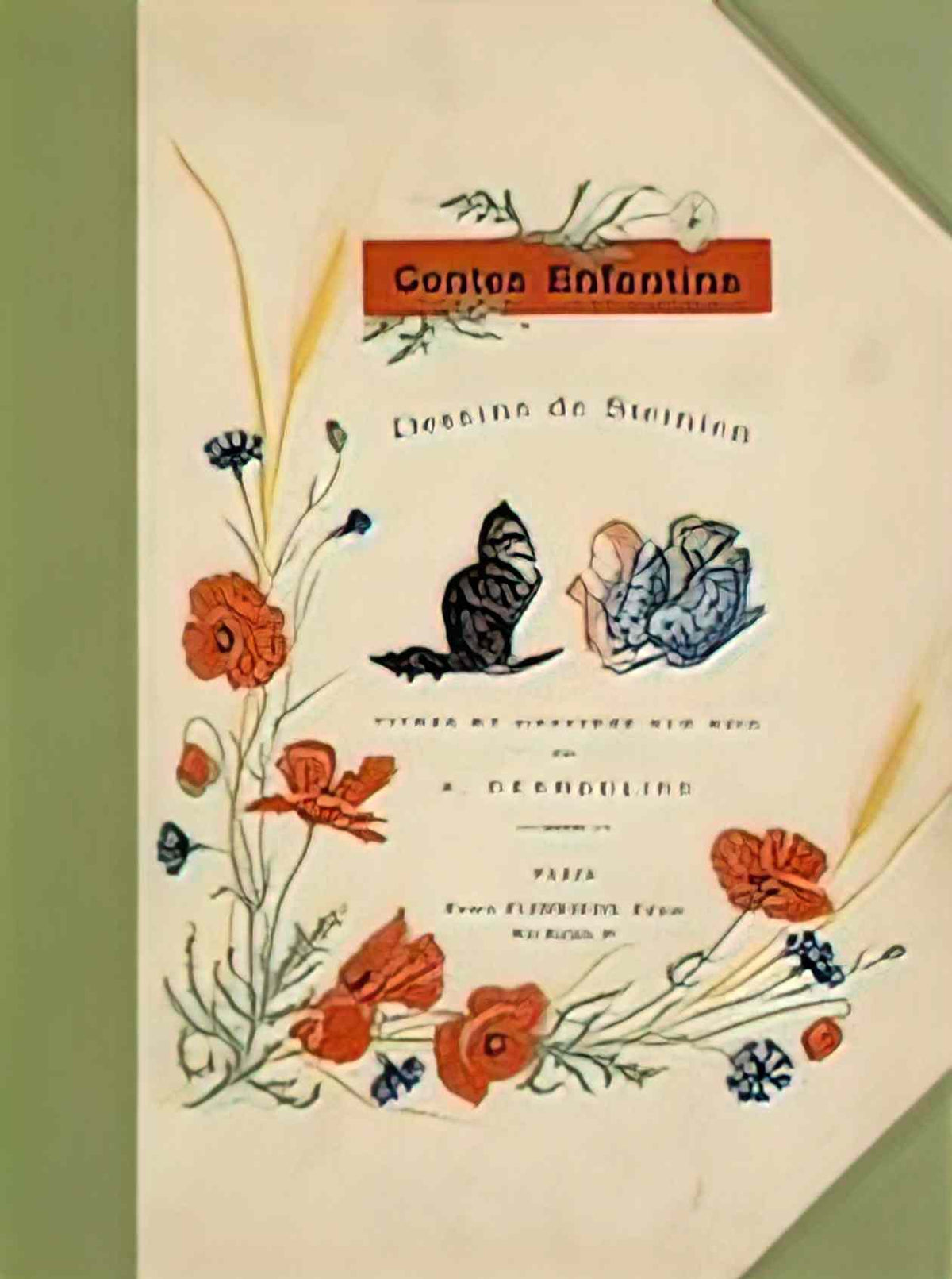 Theophile Steinlen contes enfantin 1899 Art A4 Photo Print