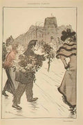 Theophile Steinlen dernieres fleurs 1893 Art A4 Photo Print