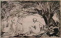 Theophile Steinlen deux baigneuses Art A4 Photo Print