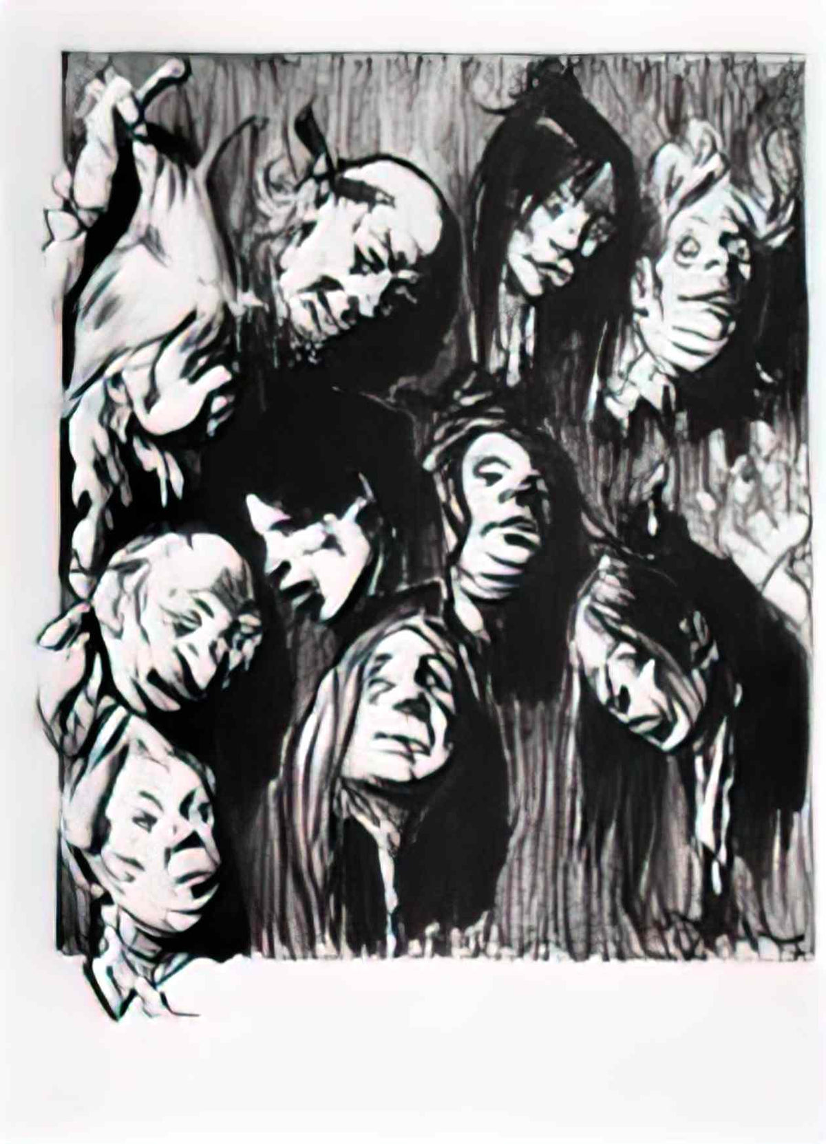 Theophile Steinlen dix assassinats pour un sou 1897 c 201 3103 Art A4 Photo Print