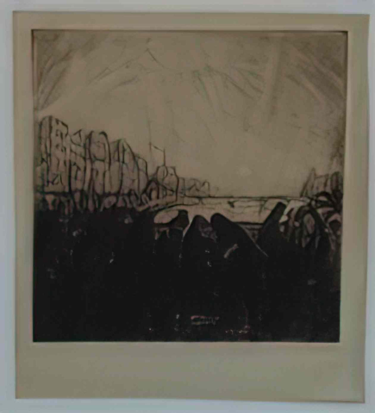 Theophile Steinlen effet de soleil couchant cropped Art A4 Photo Print