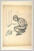 Theophile Steinlen enfants martyrs study Art A4 Photo Print