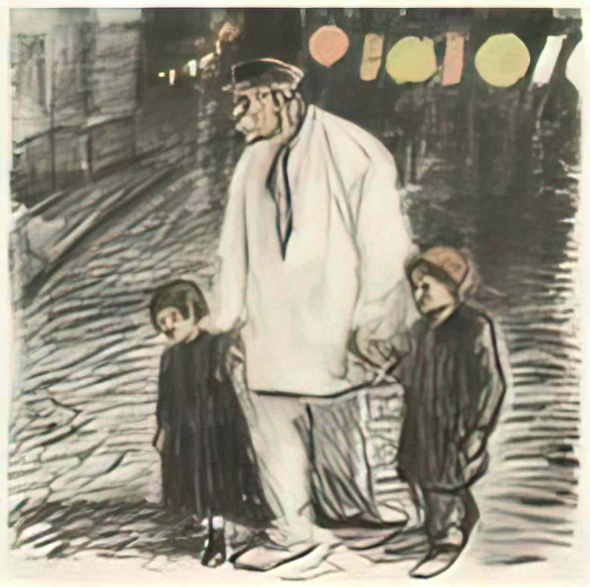 Theophile Steinlen fete nationale 1894 Art A4 Photo Print