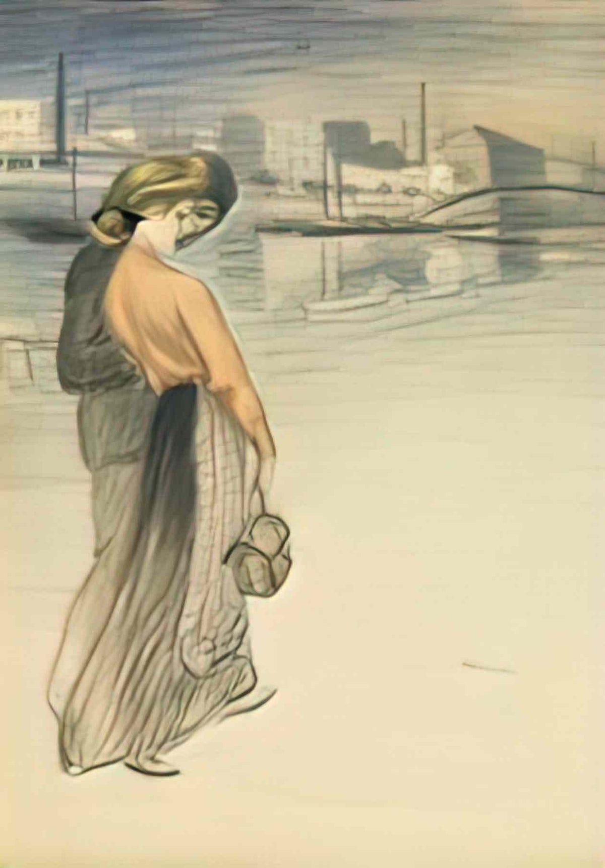 Theophile Steinlen fin d idylee Art A4 Photo Print
