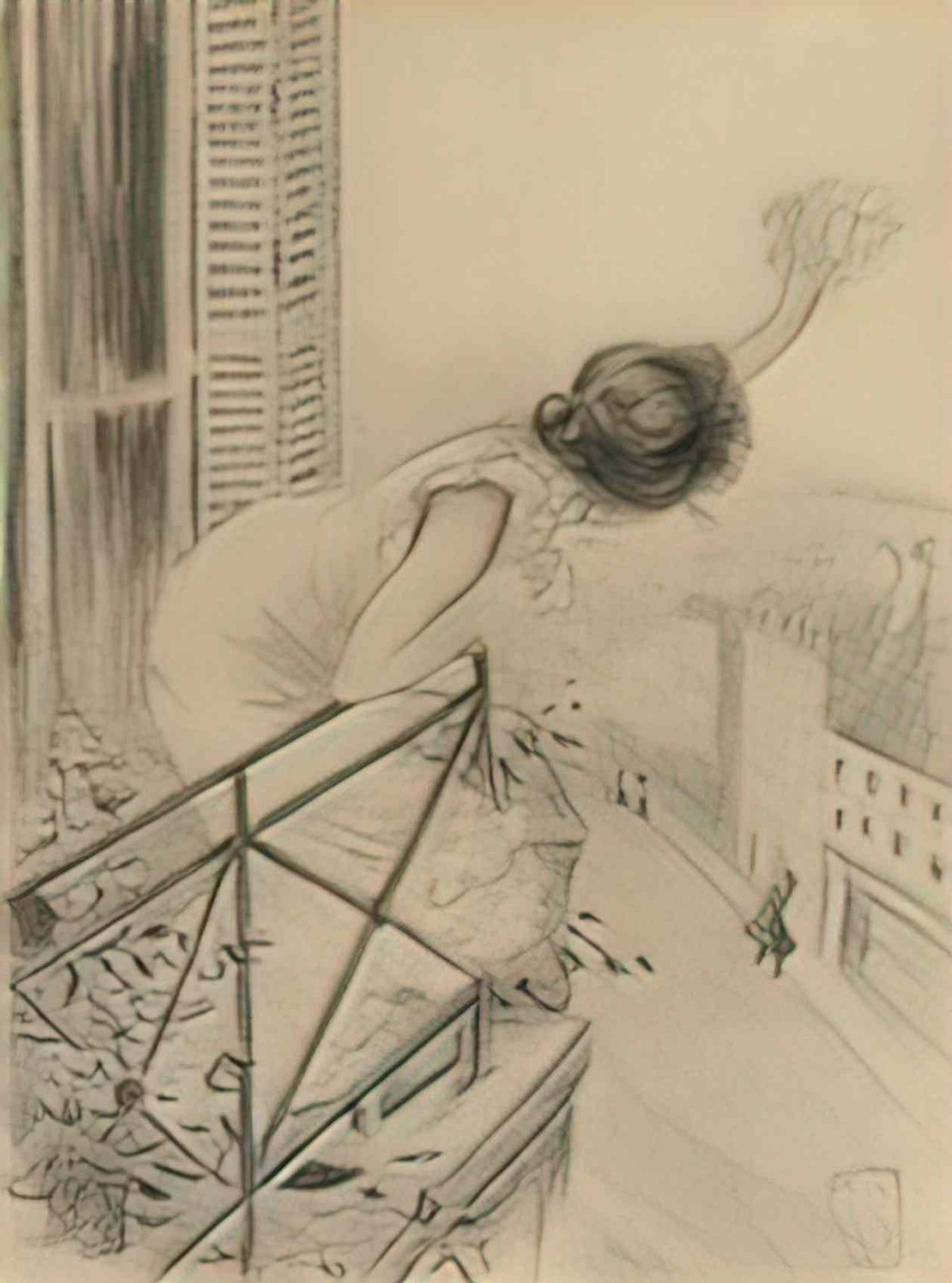 Theophile Steinlen fin de bail 1897 1 Art A4 Photo Print