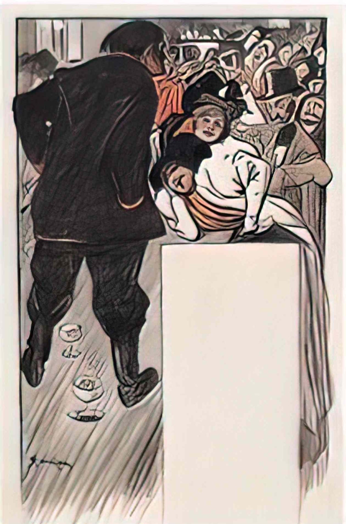 Theophile Steinlen fins de siecle Art A4 Photo Print