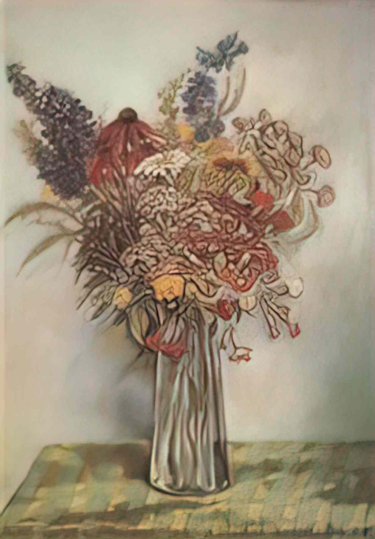 Theophile Steinlen flowers 1908 Art A4 Photo Print