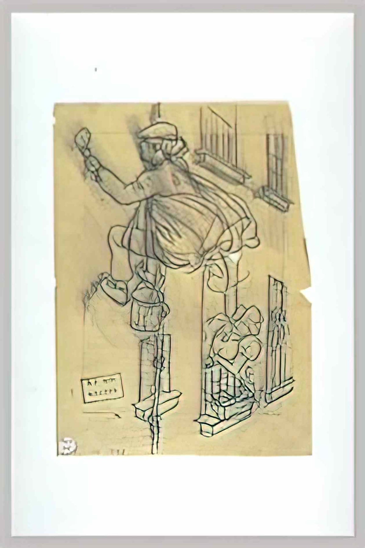 Theophile Steinlen gai pinson study Art A4 Photo Print
