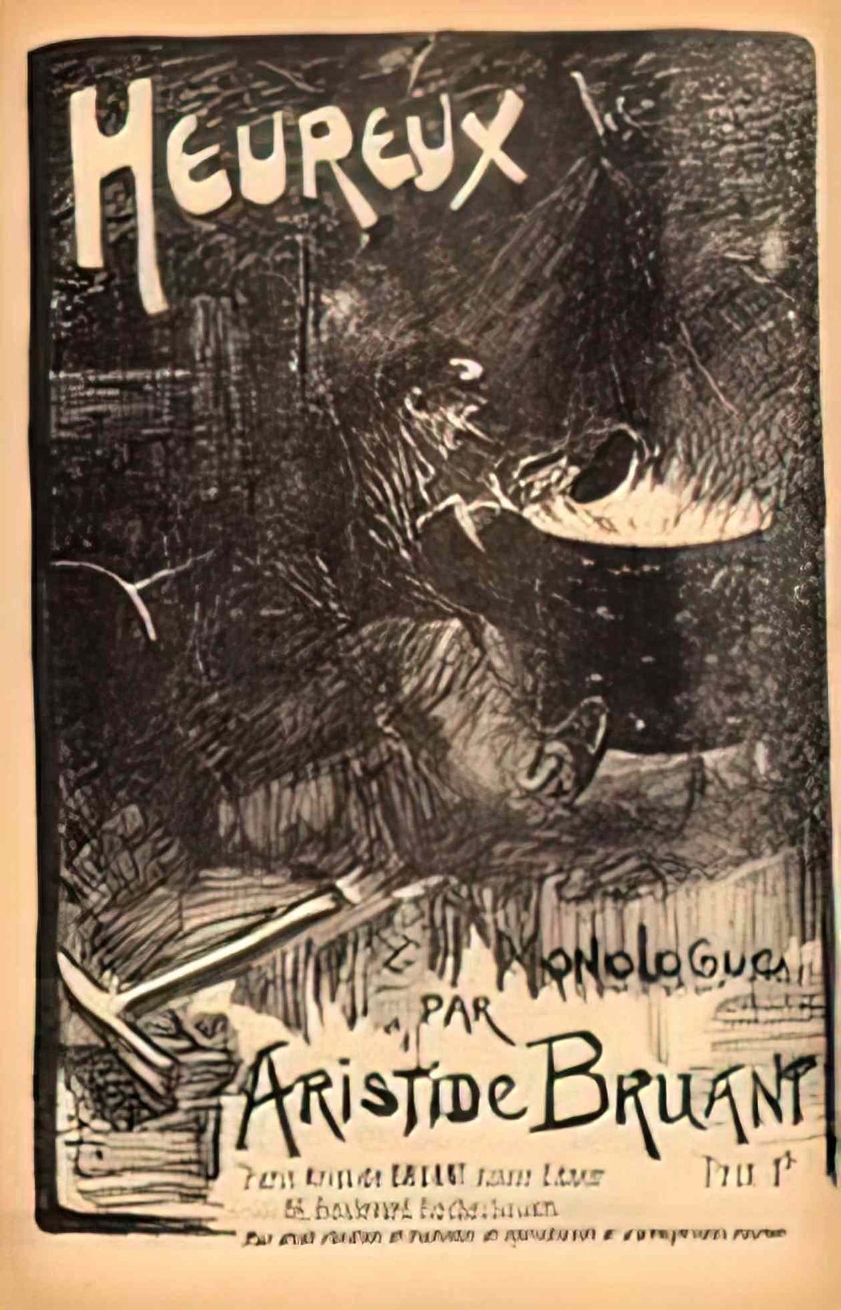 Theophile Steinlen heureux Art A4 Photo Print