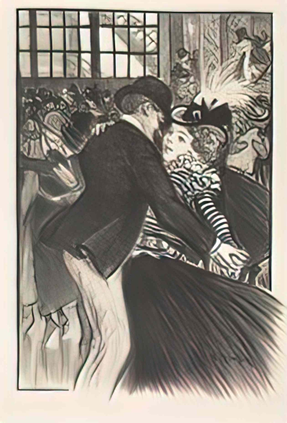 Theophile Steinlen j ai voulu fuir 1899 Art A4 Photo Print