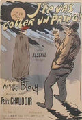 Theophile Steinlen j te vas coller un paing 1893 Art A4 Photo Print