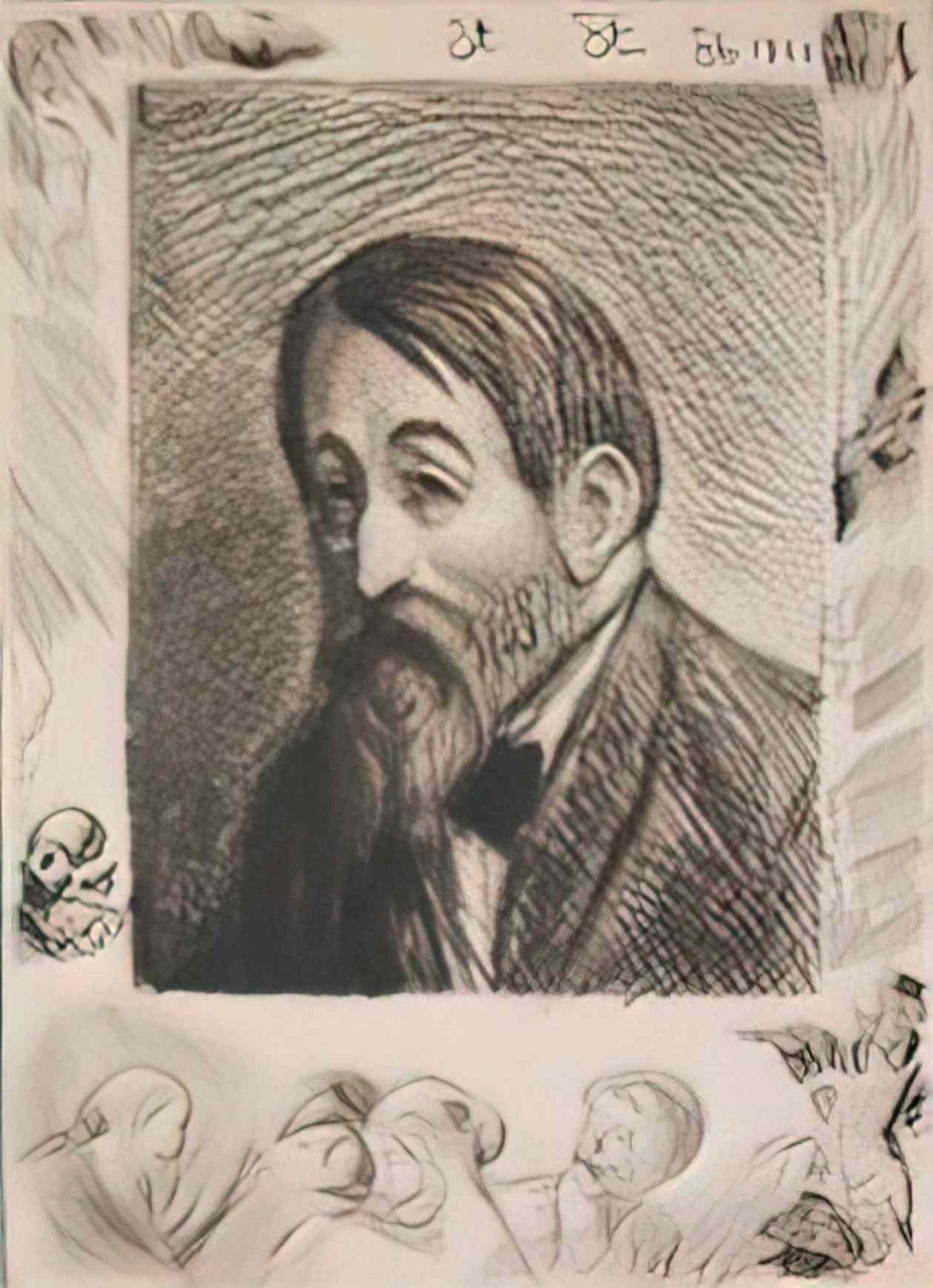 Theophile Steinlen jehan rictus 1921 Art A4 Photo Print