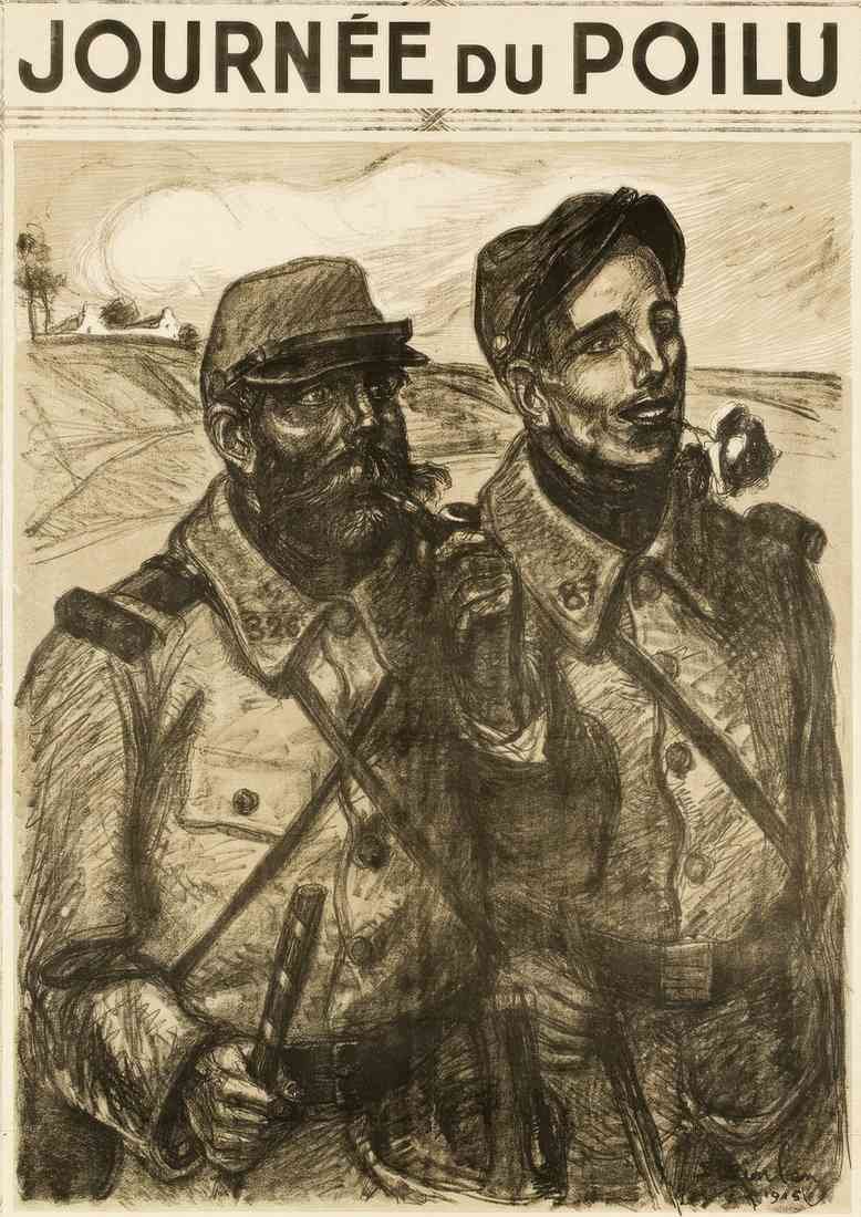 Theophile Steinlen journee du poilu CROP A4 Photo Print