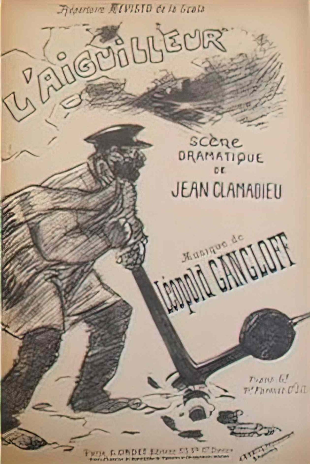 Theophile Steinlen l aiguilleur 1892 Art A4 Photo Print