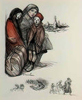 Theophile Steinlen l aisne devastee 1918 3 Art A4 Photo Print