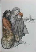 Theophile Steinlen l aisne devastee 1918 Art A4 Photo Print
