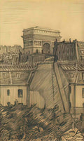 Theophile Steinlen l arc de triomphe Art A4 Photo Print