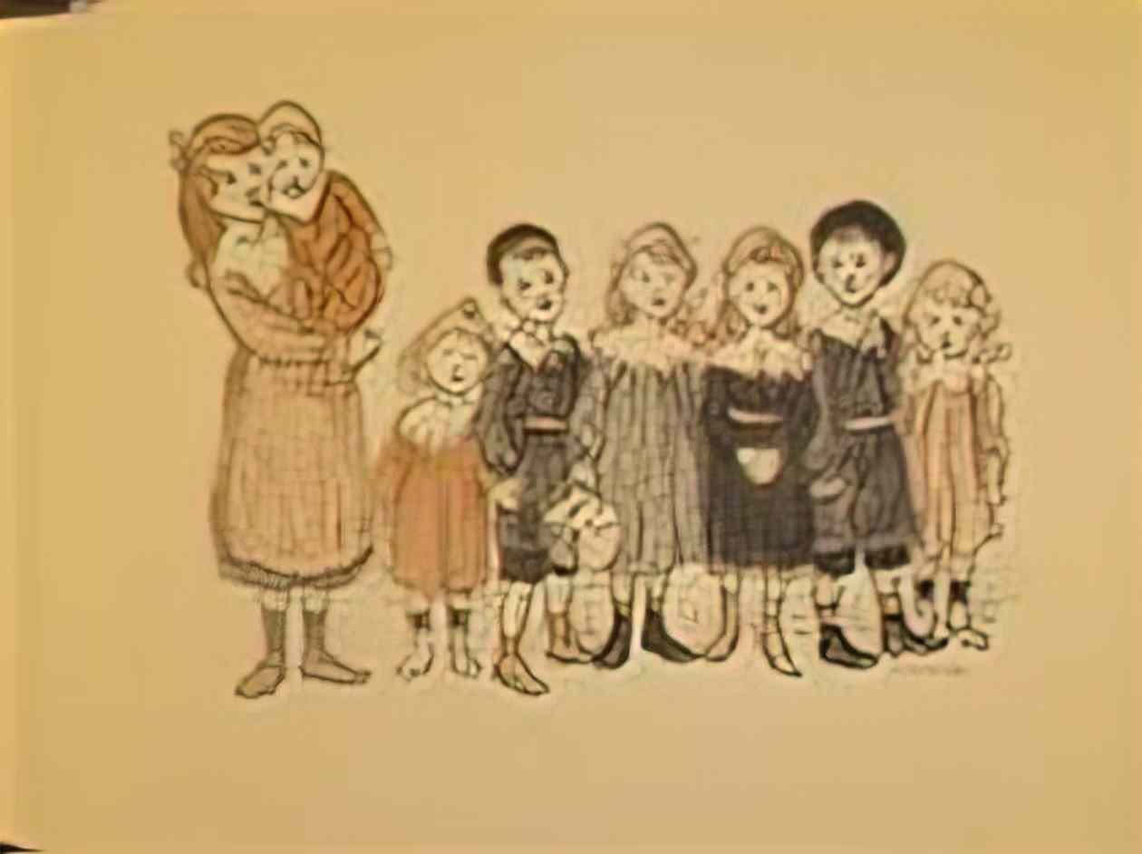 Theophile Steinlen l art a l ecole 1912 Art A4 Photo Print