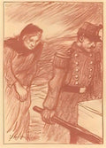 Theophile Steinlen l enterrement Art A4 Photo Print