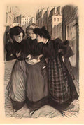 Theophile Steinlen l heure du dejeuner Art A4 Photo Print