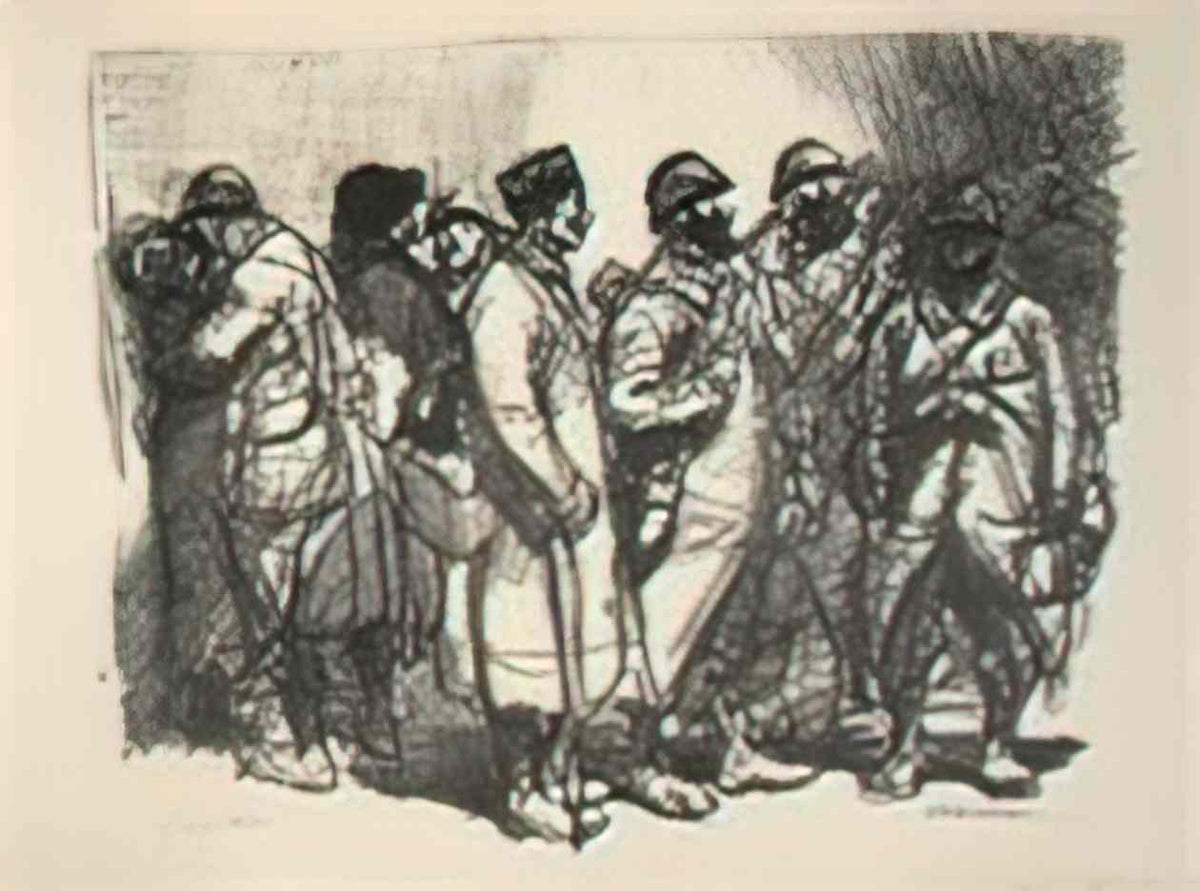 Theophile Steinlen l heure tendre 1916 Art A4 Photo Print