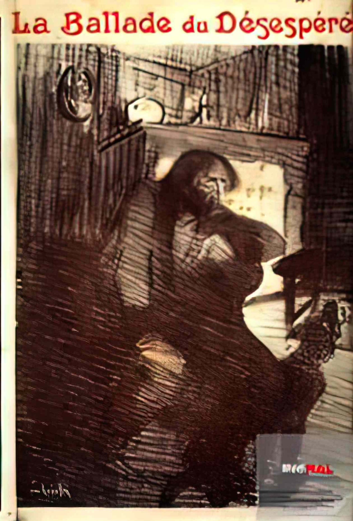 Theophile Steinlen la ballade du desespere 1896 Art A4 Photo Print