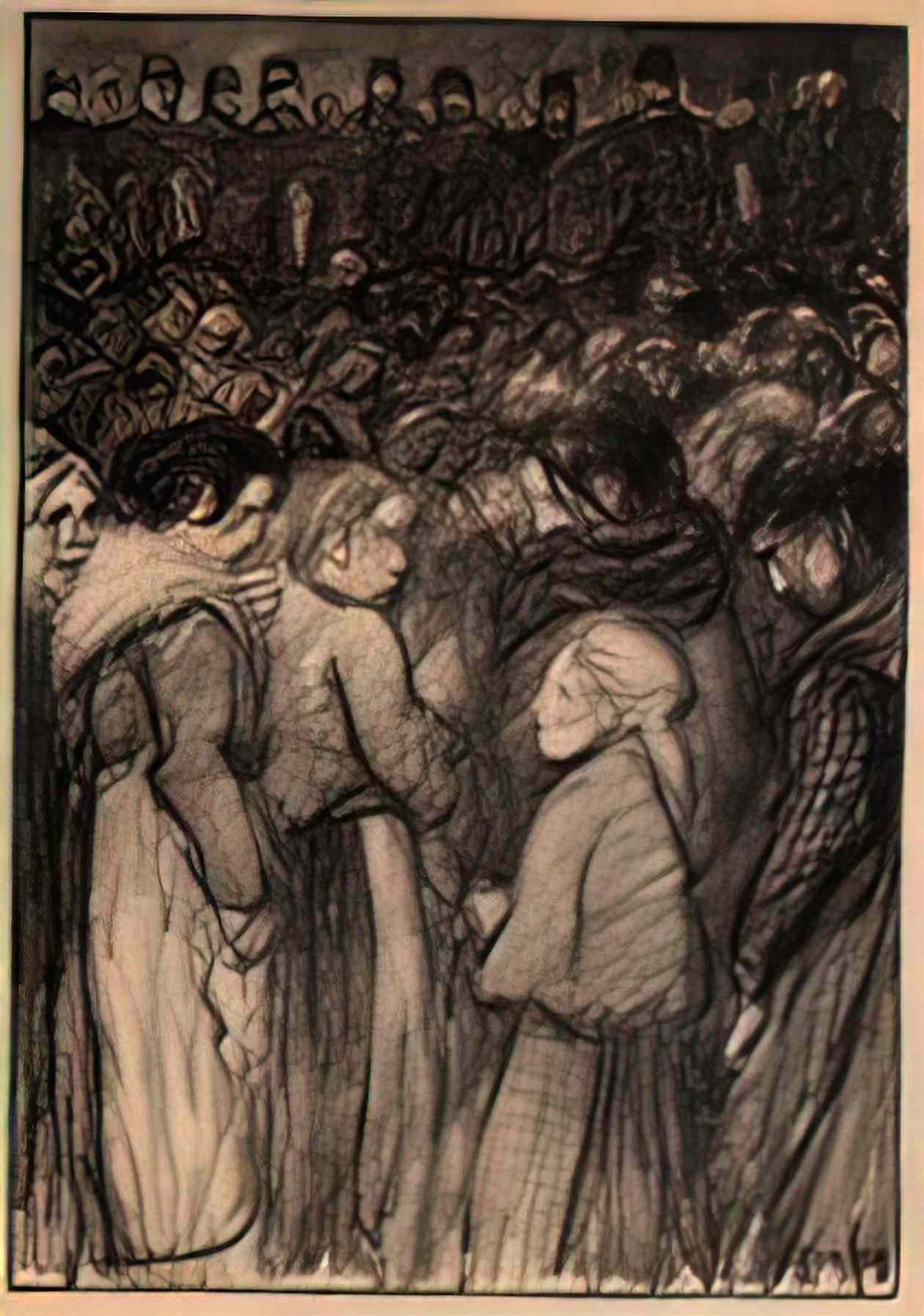 Theophile Steinlen la catastrophe 1907 Art A4 Photo Print