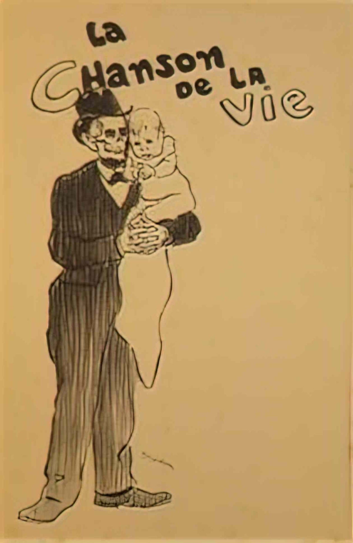 Theophile Steinlen la chanson de la vie 1894 Art A4 Photo Print