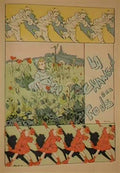 Theophile Steinlen la chanson des fous Art A4 Photo Print