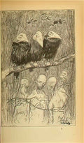 Theophile Steinlen la foret rouge Art A4 Photo Print