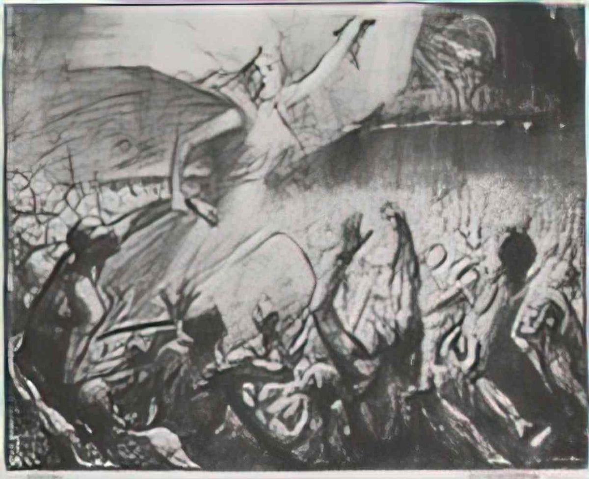 Theophile Steinlen la liberatrice 1903 Art A4 Photo Print
