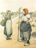 Theophile Steinlen la meule Art A4 Photo Print