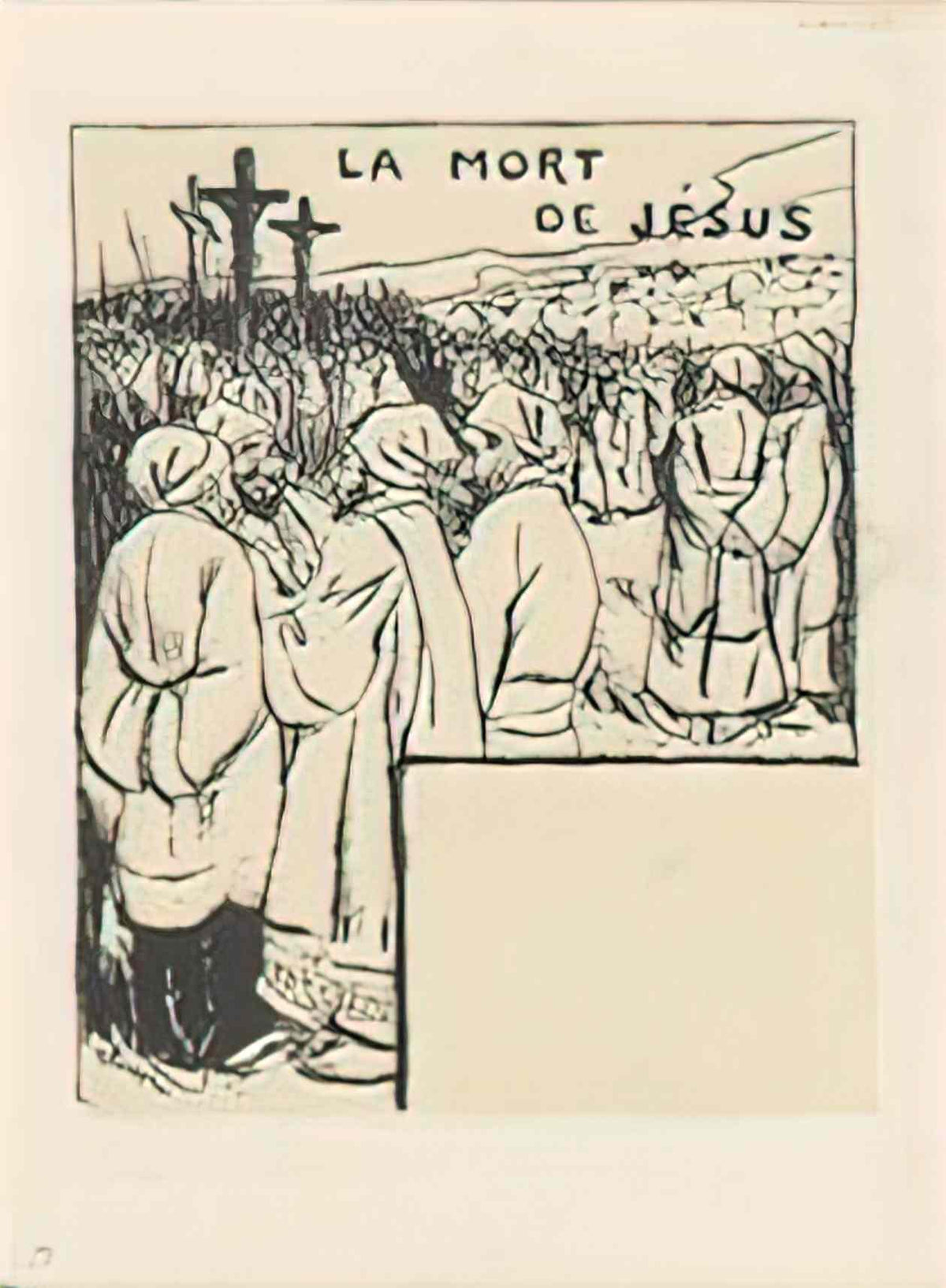 Theophile Steinlen la mort de jesus 1894 1 Art A4 Photo Print