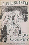 Theophile Steinlen la petite bellevilloise Art A4 Photo Print