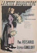 Theophile Steinlen la petite bouquetiere Art A4 Photo Print