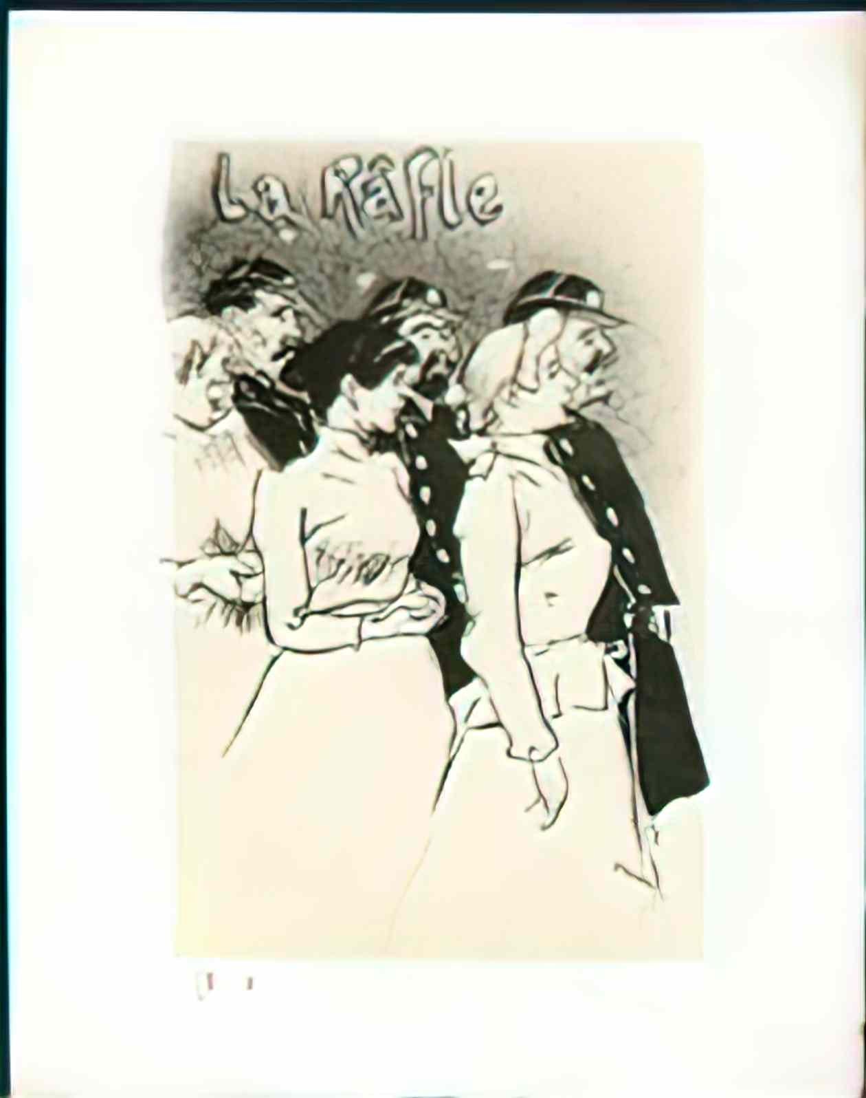 Theophile Steinlen la rafle 1894 1 Art A4 Photo Print