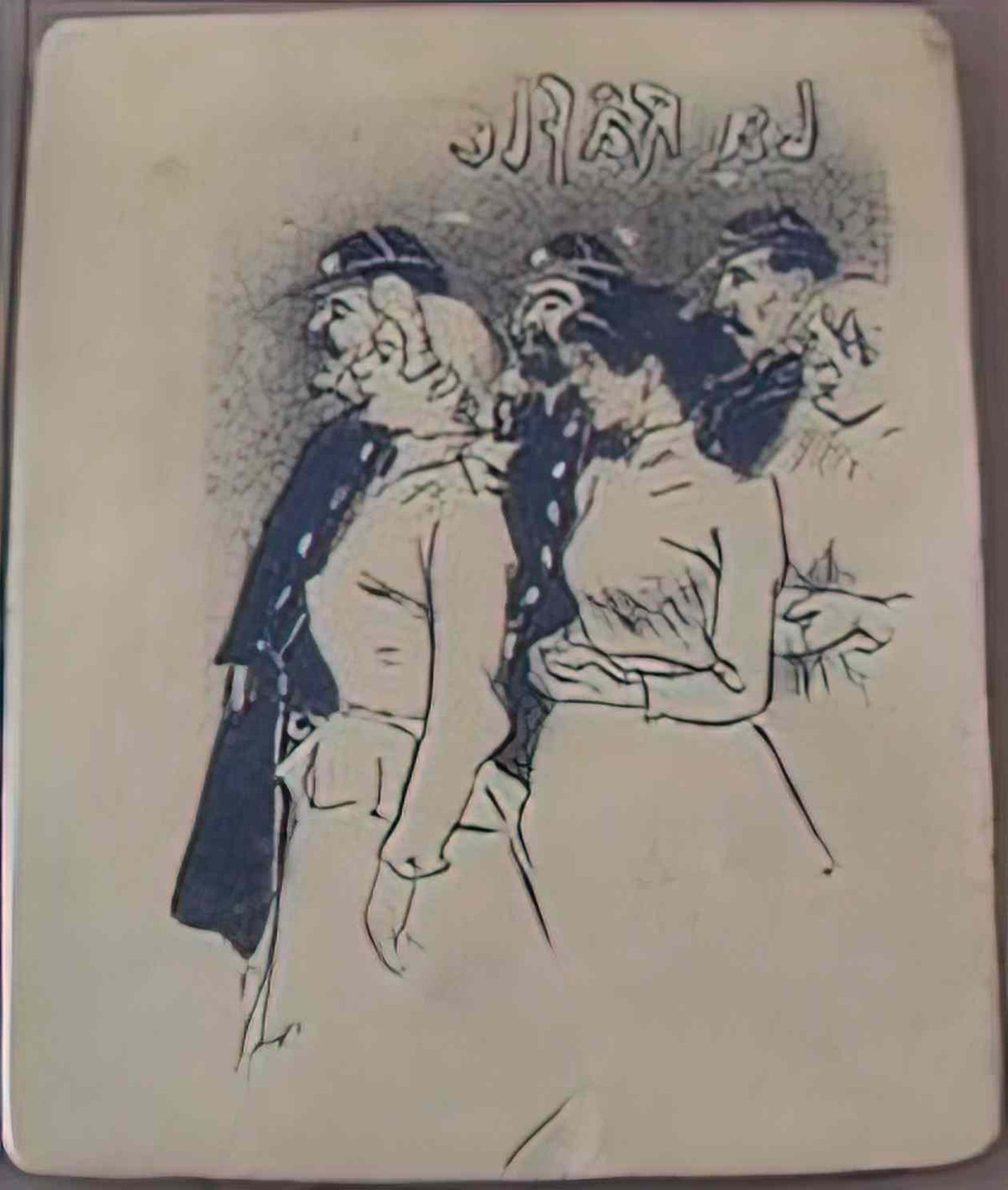 Theophile Steinlen la rafle 1894 4 Art A4 Photo Print