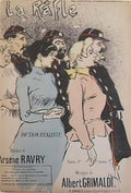 Theophile Steinlen la rafle 1894 Art A4 Photo Print