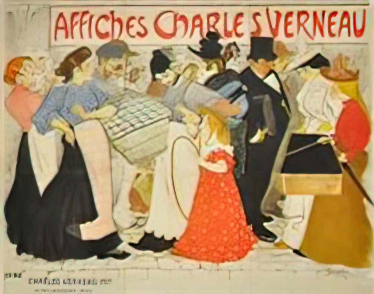 Theophile Steinlen la rue Art A4 Photo Print