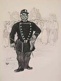 Theophile Steinlen la securite des rues Art A4 Photo Print