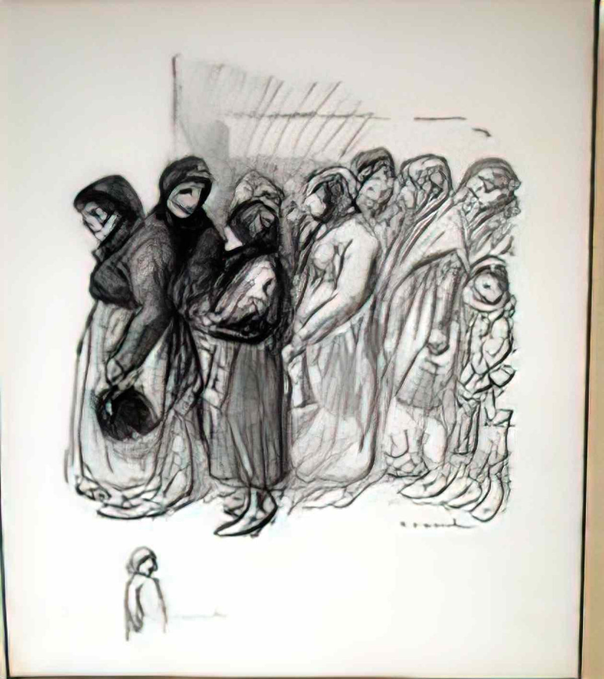 Theophile Steinlen la soupe populaire 1915 Art A4 Photo Print