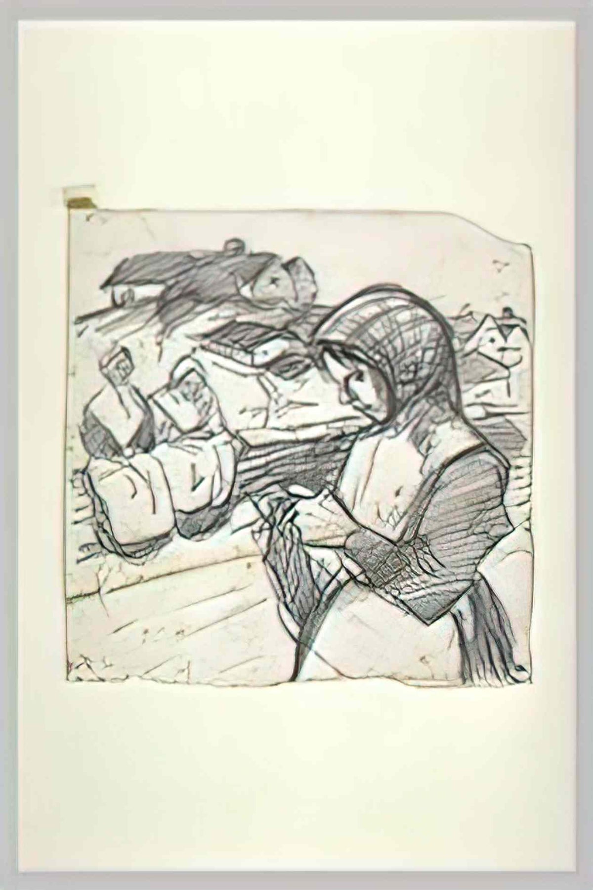 Theophile Steinlen la tricoteuse study 3284 Art A4 Photo Print