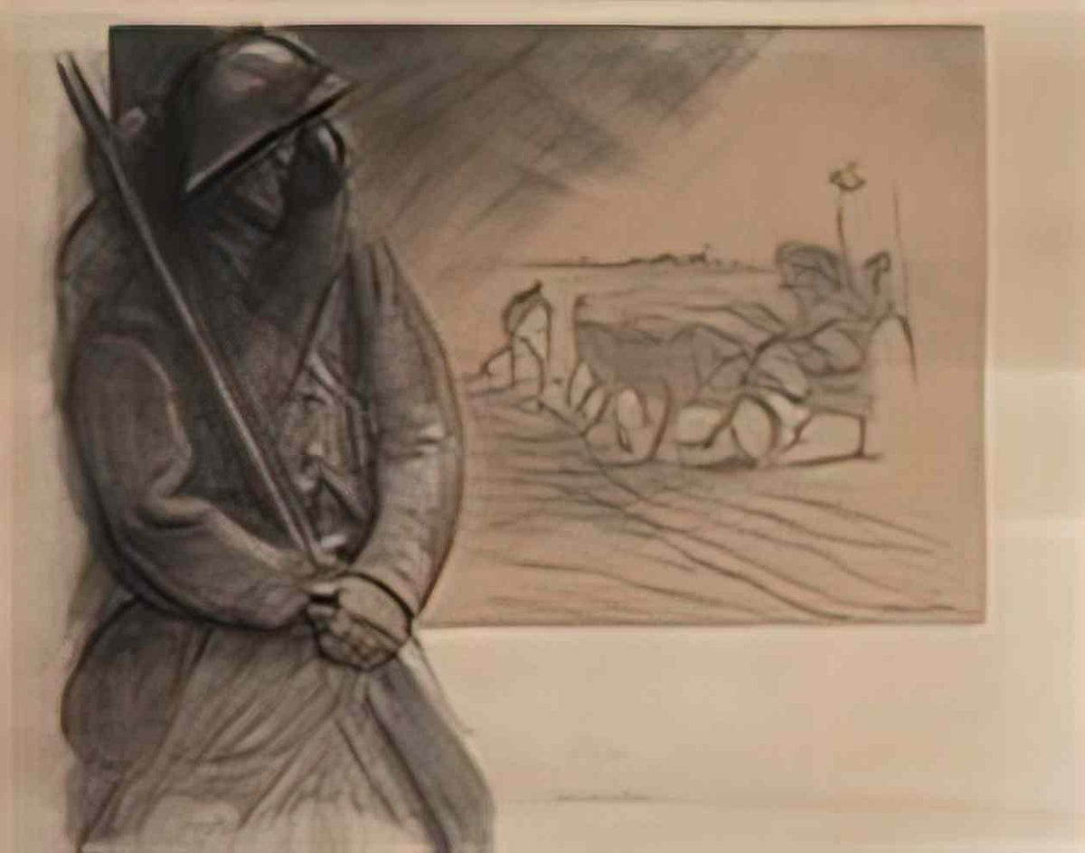 Theophile Steinlen la triennale 1916 1 Art A4 Photo Print