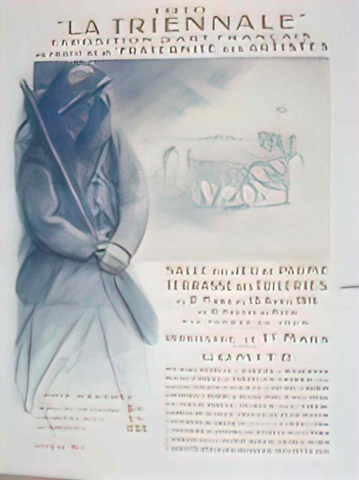 Theophile Steinlen la triennale 1916 Art A4 Photo Print