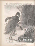 Theophile Steinlen le chanteur des bois 1897 Art A4 Photo Print